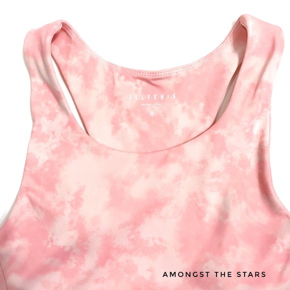 All Fenix Blush Pink Tie Dye Sports Bra & Leggings - Picture 3 of 14